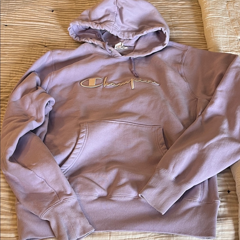 Women’s Champion Lavender Pullover Hoodie Medium